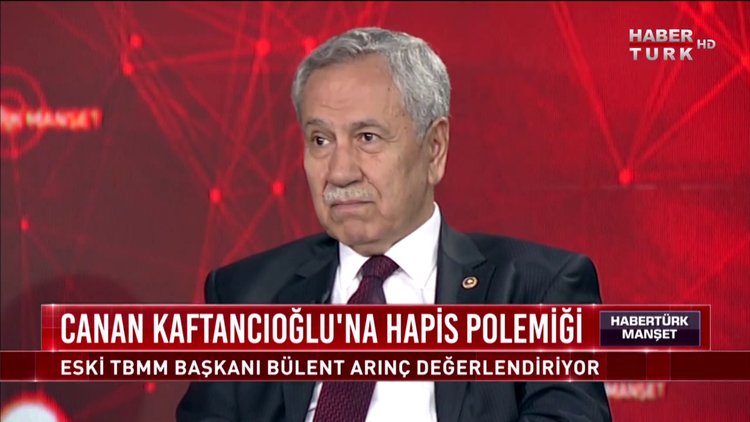 Habertürk Manşet - 9 Eylül 2019 (TBMM Eski Başkanı Bülent Arınç)