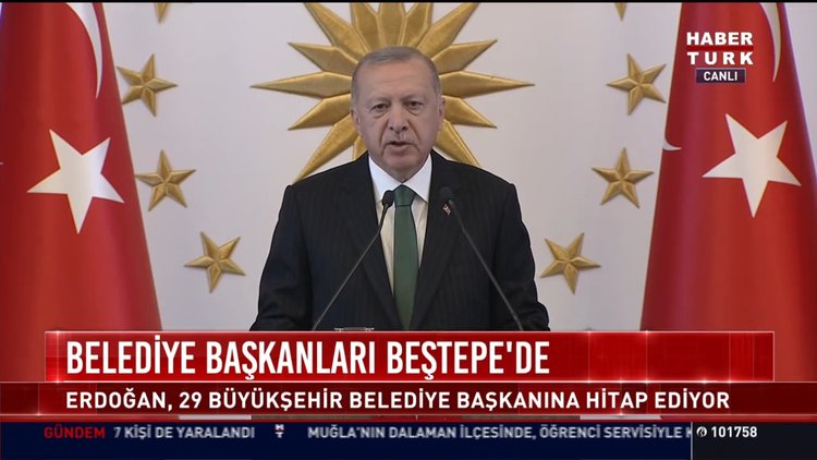 Cumhurbaşkanı Erdoğan Beştepe'de konuşma yaptı