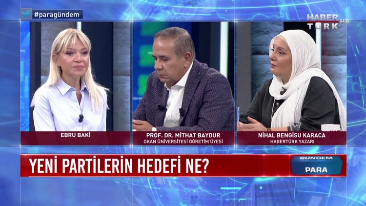Para Gündem - 13 Eylül 2019 (Yeni partilerin hedefi ne?)