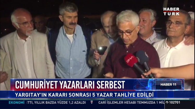 Cumhuriyet yazarları serbest