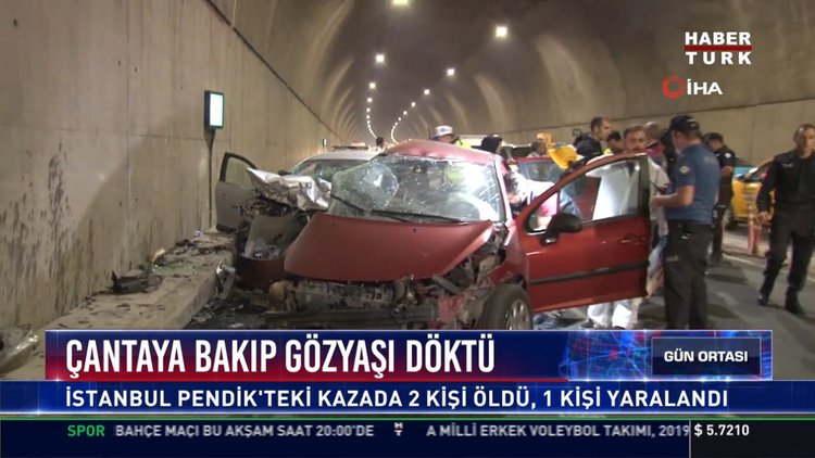 Çantaya bakıp gözyaşı döktü