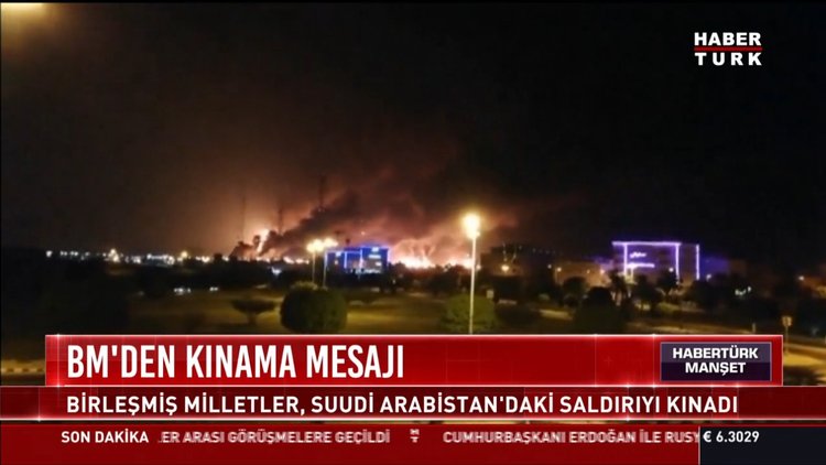 Suudi petrol tesisi siha ile vuruldu