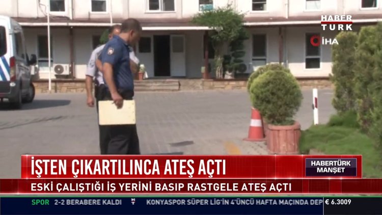 İşten çıkartılınca ateş açtı