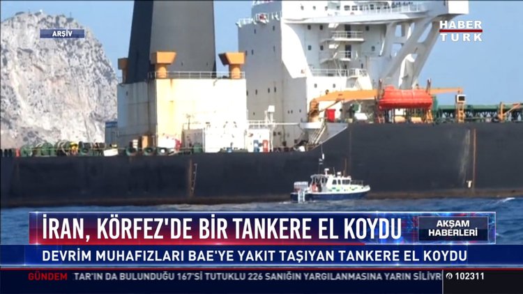 İran, körfez'de bir tankere el koydu