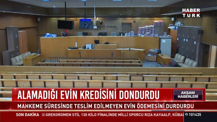 Alamadığı evin kredisini dondurdu