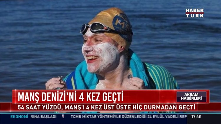 Manş Denizi' ni 4 kez geçti