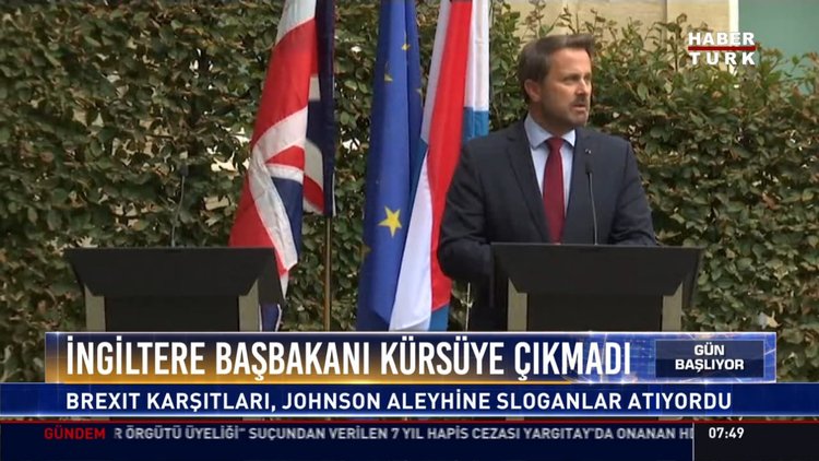 İngiltere Başbakanı kürsüye çıkmadı