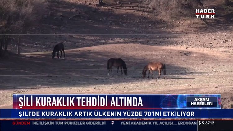 Şili kuraklık tehdidi altında