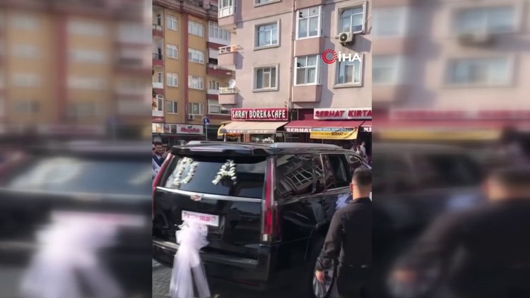 İstanbul'da düğün konvoyunda şoke eden görüntüler kamerada