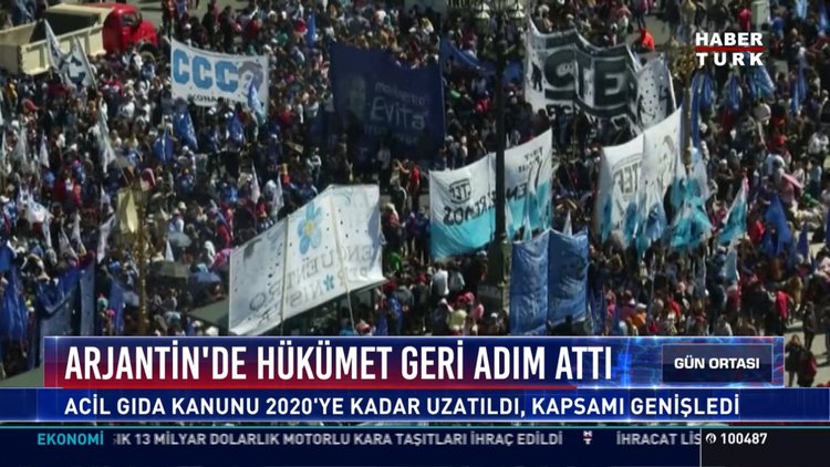 Arjantin'de hükümet geri adım attı