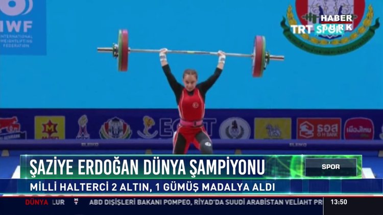 Şaziye Erdoğan dünya şampiyonu