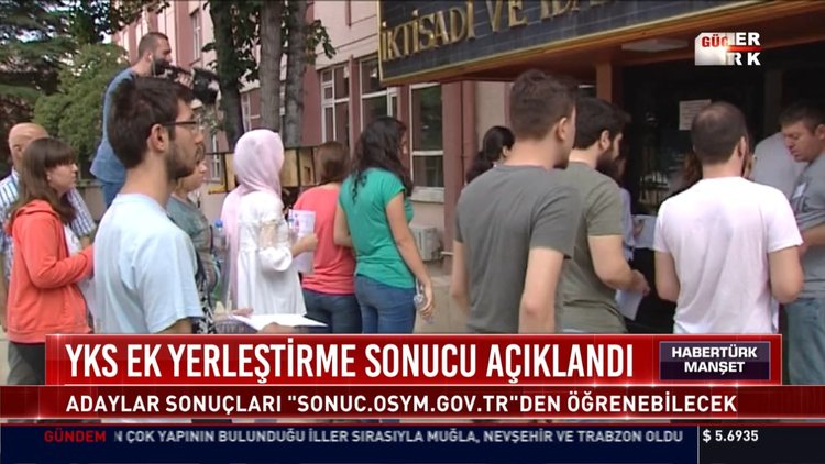 YKS ek yerleştirme sonucunu açıklandı