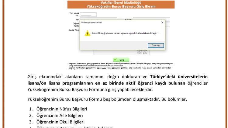 VGM burs başvurusu nasıl yapılır 2019! Vakıflar Genel Müdürlüğü burs başvuruları nasıl yapılır?