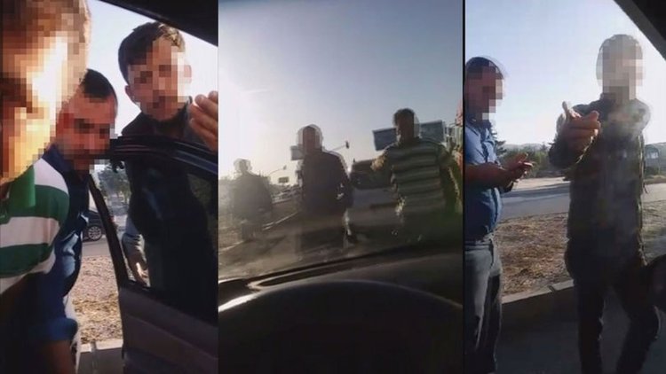 Trafikte 'yol vermeme' tartışması