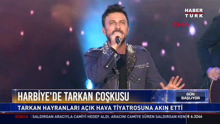 Harbiye'de Tarkan coşkusu