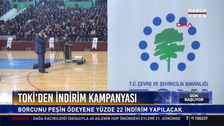 Toki'den indirim kampanyası