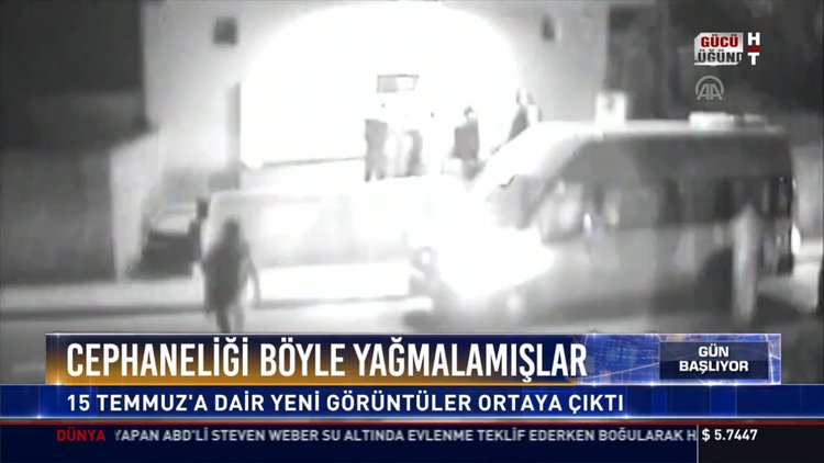 Cephaneliği böyle yağmalamışlar