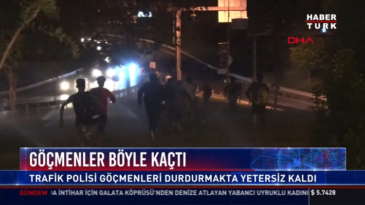 Göçmenler böyle kaçtı