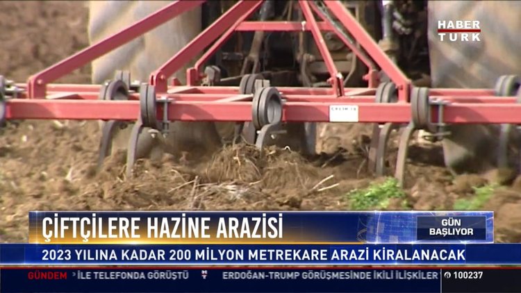 Çiftçilere hazine arazisi