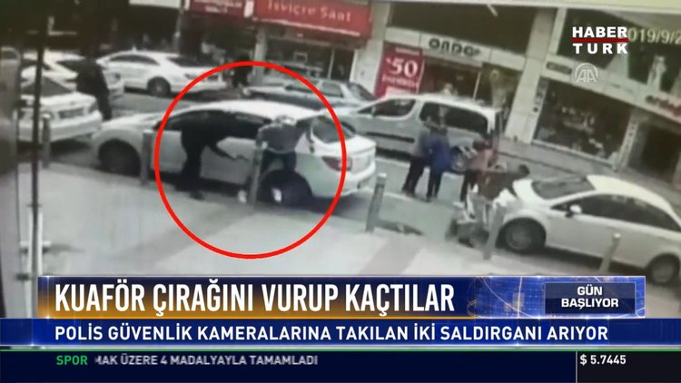 Kuaför çırağını vurup kaçtılar