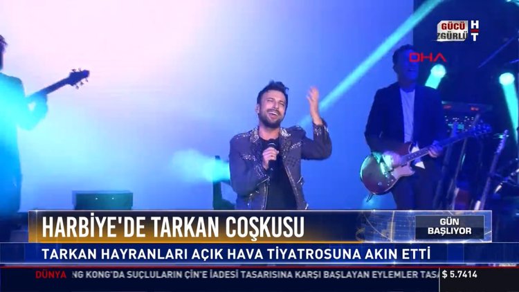 Harbiye'de Tarkan coşkusu