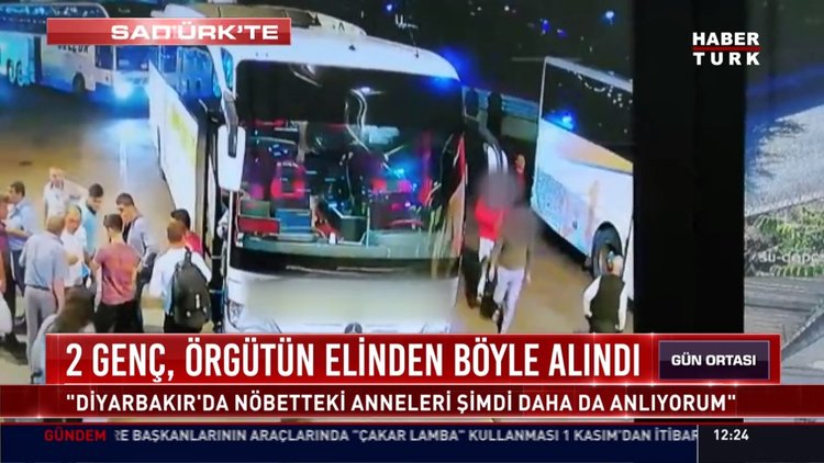 2 genç, örgütün elinden böyle alındı