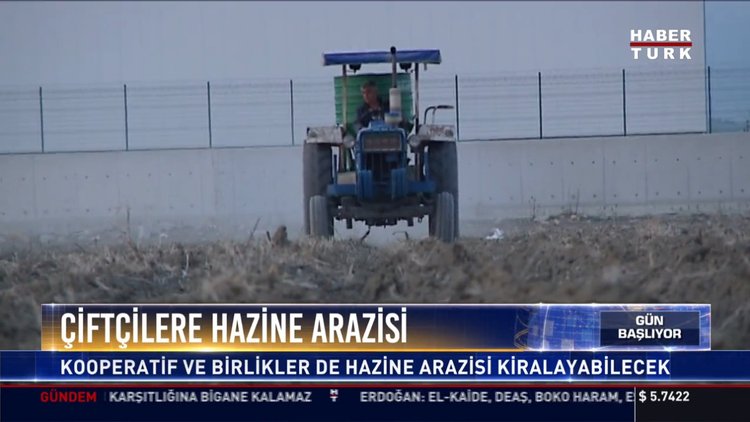 Çiftçilere hazine arazisi
