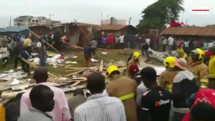 Kenya'da okul çöktü: 7 öğrenci öldü