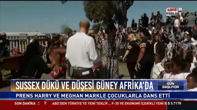 Sussex dükü ve düşesi Güney Afrika'da