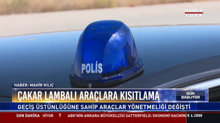 "Çakar lamba" düzenlenmesi