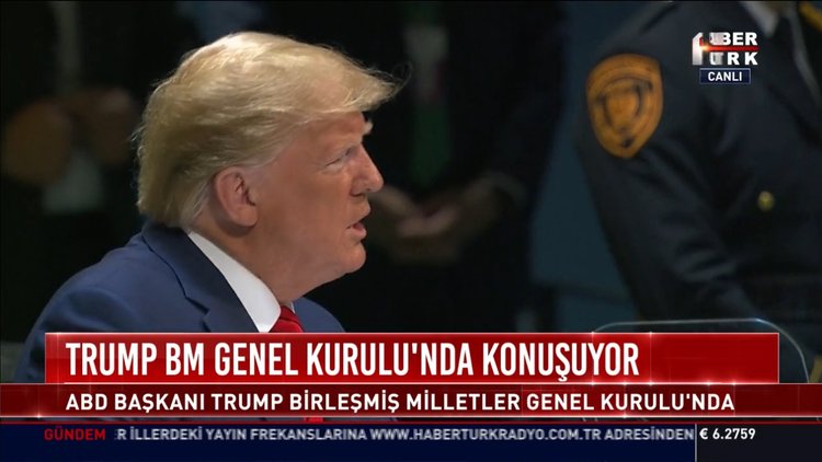 Son dakika! ABD Başkanı Trump, BM Genel Kurulu'nda konuştu