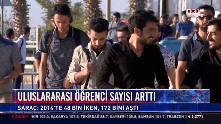 Uluslararası öğrenci sayısı arttı