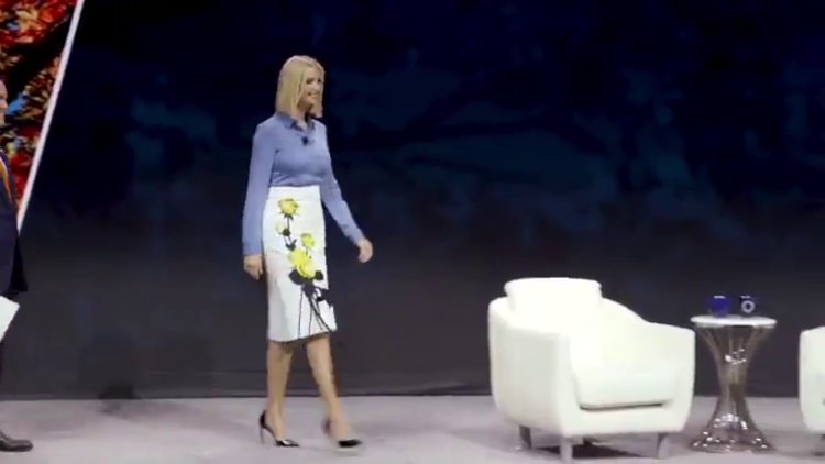 BM zirvesine Ivanka'nın eteği damga vurdu!