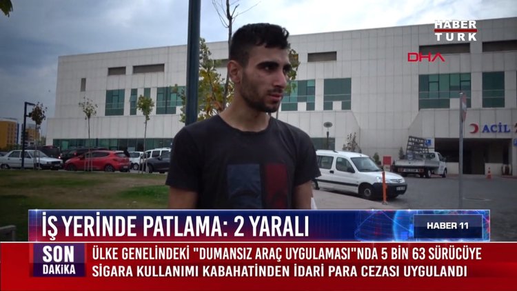 Çakmak gazı tüpü bomba gibi patladı