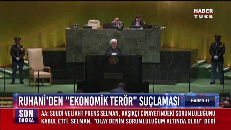 Ruhani'den "Ekonomik terör" suçlaması