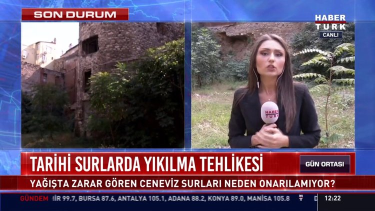 Tarihi surlarda yıkılma tehlikesi