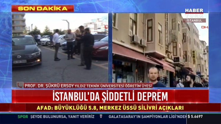 İstanbul'da korkutan deprem