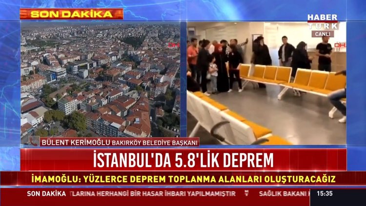 Bakırköy'de tüm kamu kurumları tahliye edildi