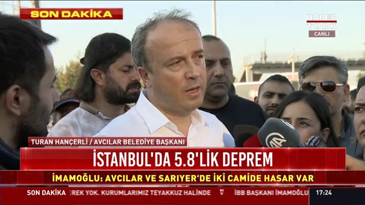 Avcılar Belediye Başkanı Turan Hançerli açıklama yaptı