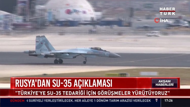 Rusya'dan SU-35 açıklaması