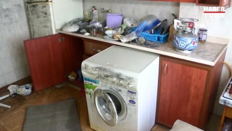 Polise bombalı saldırı düzenleyen teröristlerin "hücre evi" görüntülendi