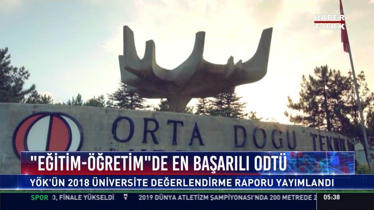 ''Eğitim-Öğretim''de en başarılı ODTÜ