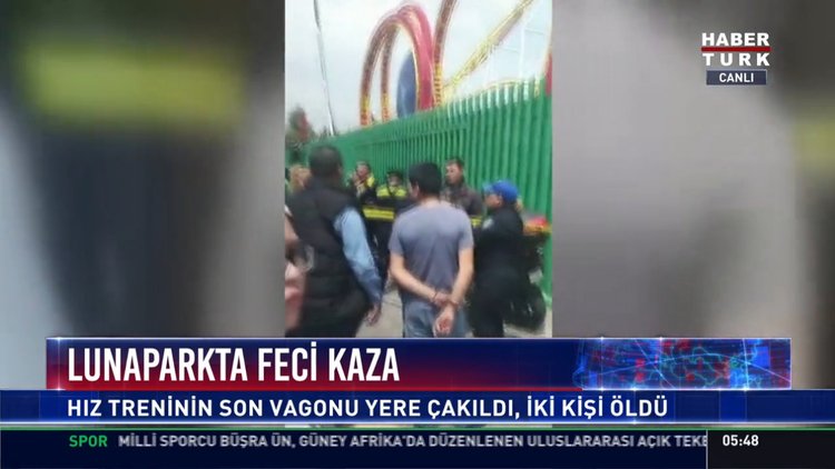 Lunaparkta feci kaza