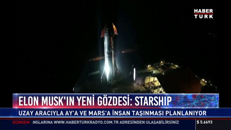Elon Musk'ın yeni gözdesi:Starship