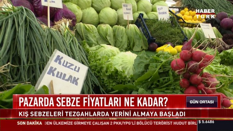 Pazarda sebze fiyatları ne kadar?