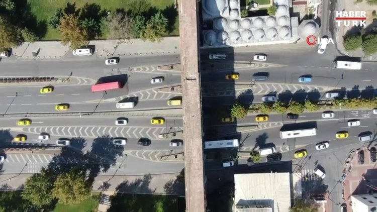 İstanbul'un göbeğinde tarihi buluntulara ulaşıldı