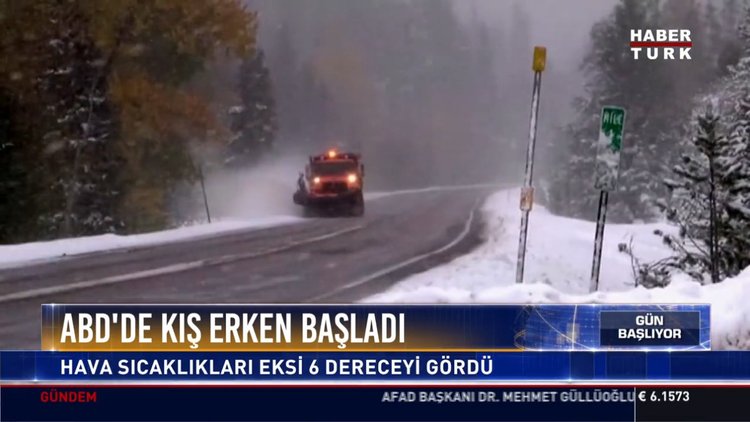 Avrupa'ya kış erken geldi!