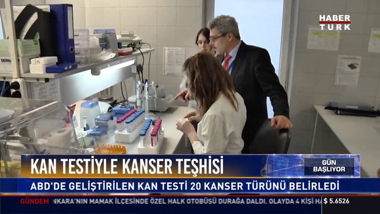 Kan testiyle kanser teşhisi