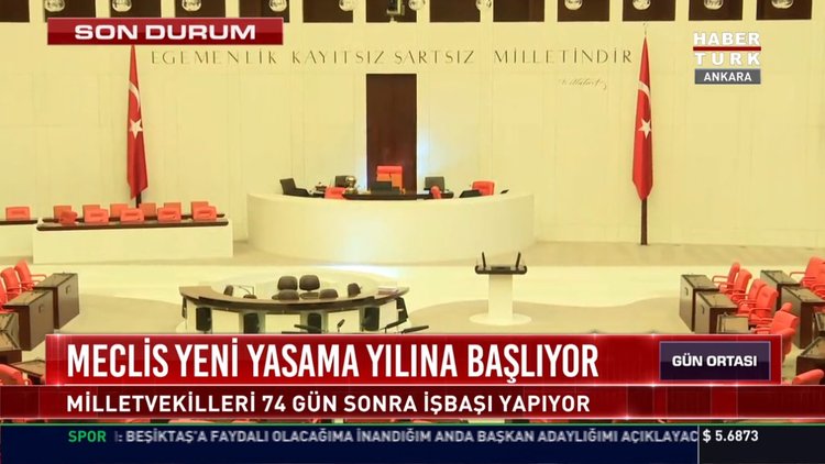 Meclis yeni yasama yılına başlıyor