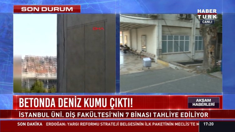 Fakülte binalarına deprem tahliyesi
